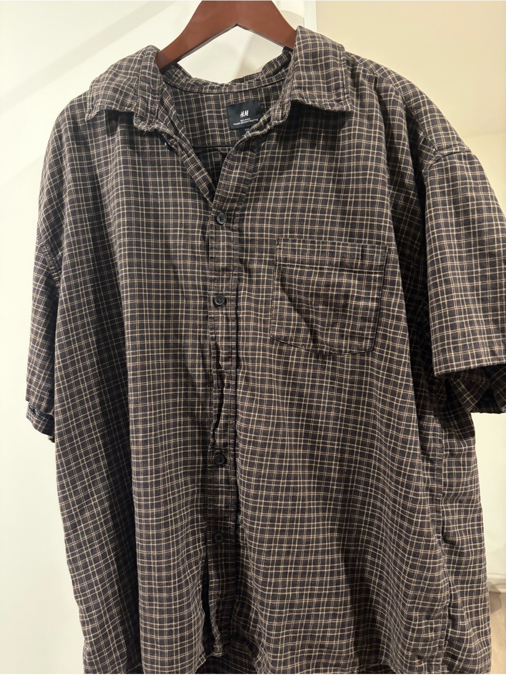 H&M relaxed cotton shirt